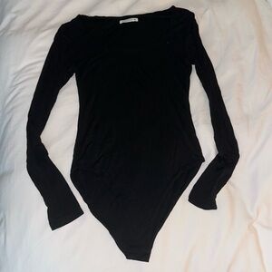 Mangopop Black Bodysuit
